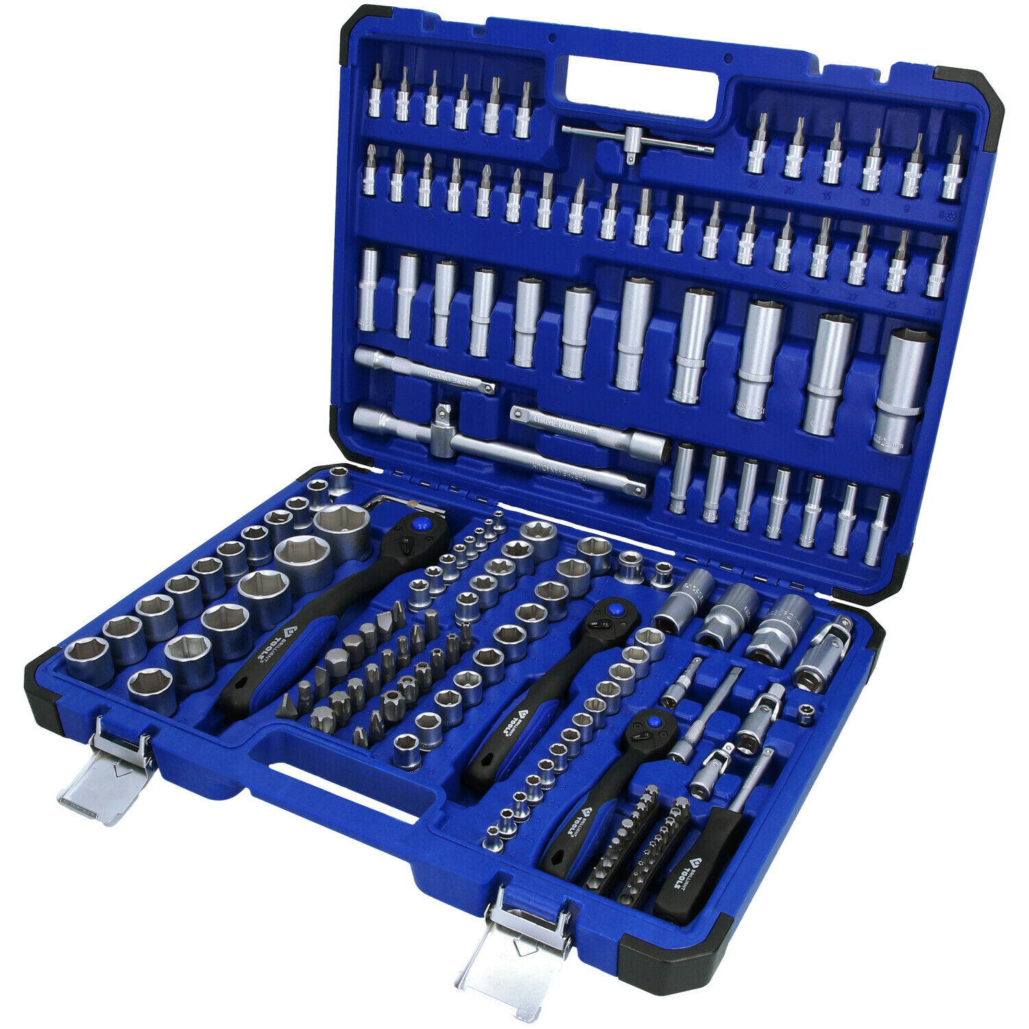 KS Tools 1/4+1/2 Werkzeug-Satz, 127-tlg, Werkzeugkoffer, Steckschlüssel, Handwerkzeuge, Werkzeuge